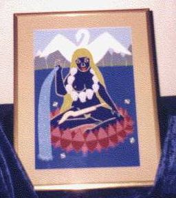Kali as Waterfall Goddess
